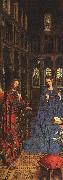 Jan Van Eyck The Annunciation   9 oil on canvas